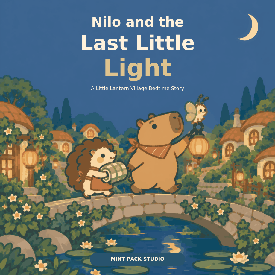 The Nilo and the Last Little Light bedtime story cover